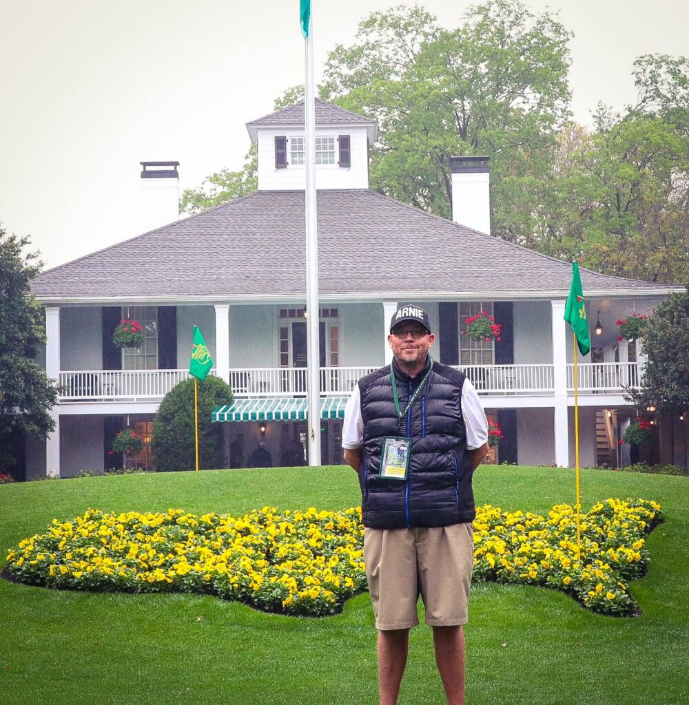One of my 12 visits to the Masters.