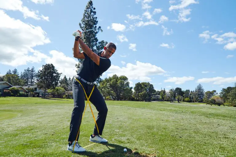 Golfers in fitness training