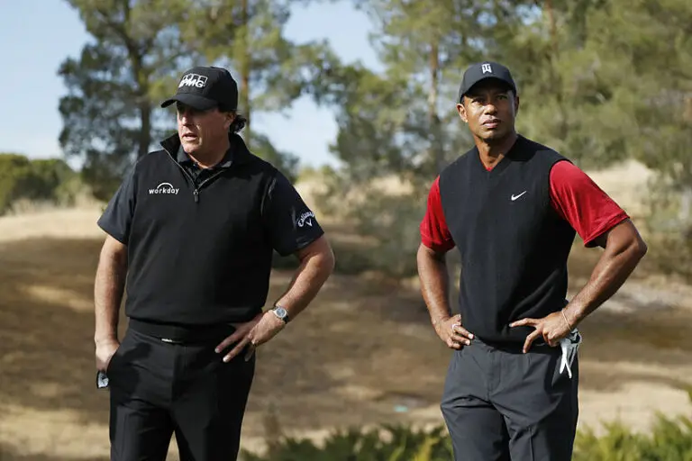 Tiger Woods and Phil Mickelson